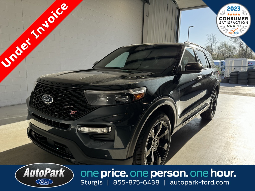New 2024 Ford Explorer ST 4D Sport Utility in La Porte RGA44602 Auto