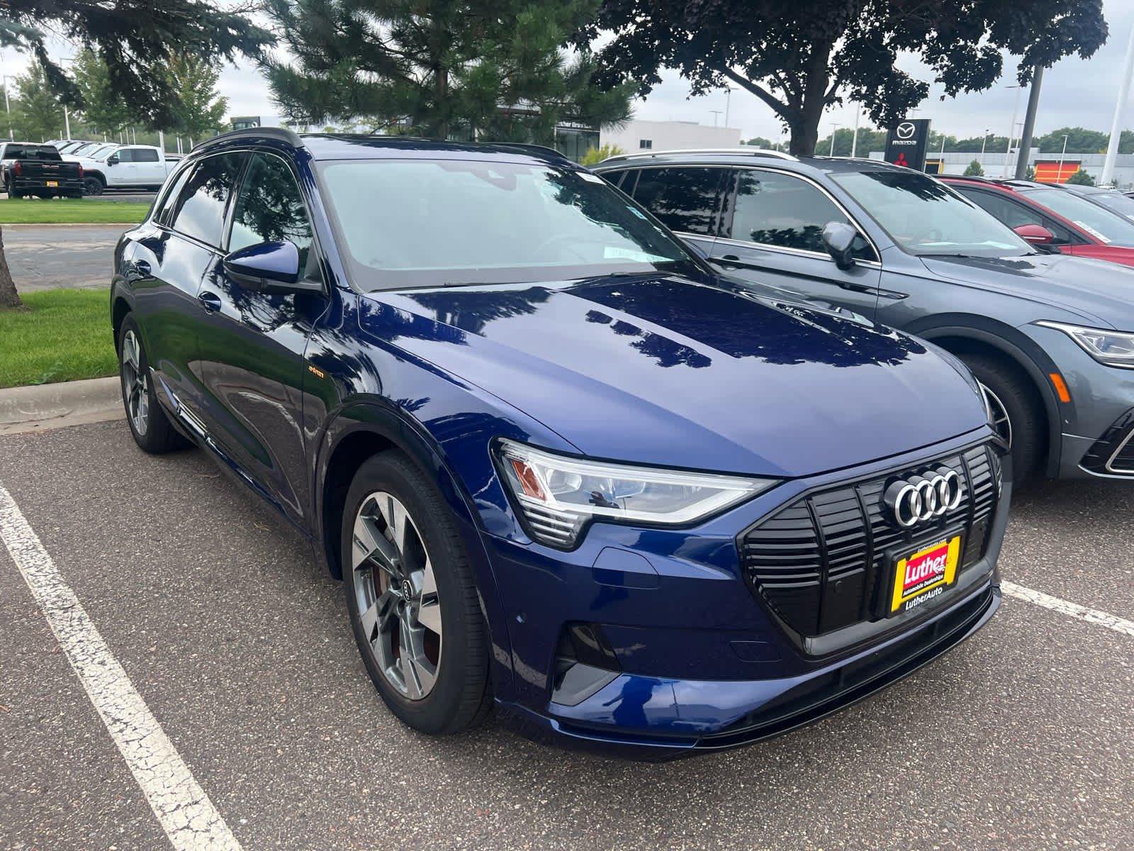 Used 2022 Audi e-tron Premium with VIN WA1AABGE6NB019124 for sale in Brooklyn Center, Minnesota
