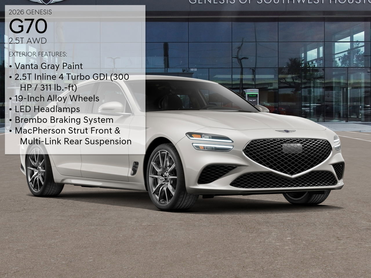 2026 Genesis G70 2.5T AWD photo 3