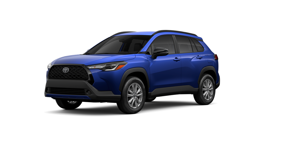 New 2025 Blue Crush Metallic Toyota LE image 1