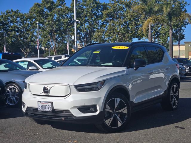 Used 2021 Volvo XC40 Recharge with VIN YV4ED3UR1M2570696 for sale in San Leandro, CA