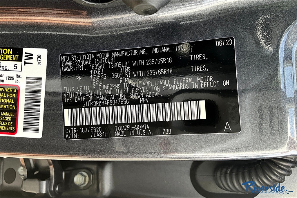2023 Toyota Highlander XLE photo 14