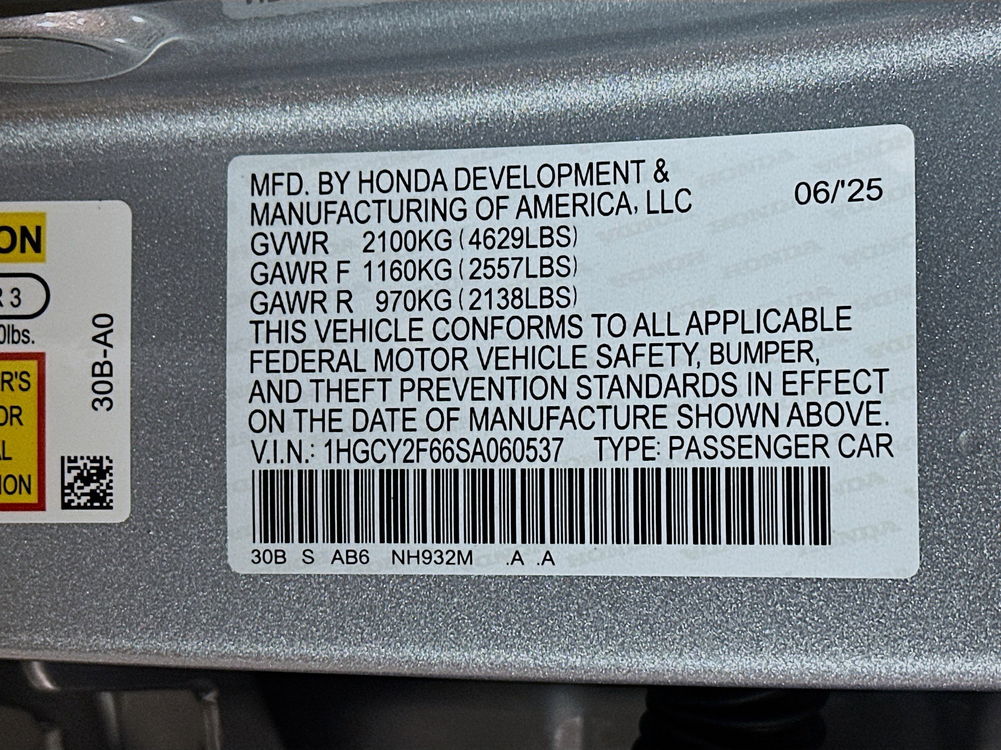 2025 Honda Accord Hybrid EX-L photo 31