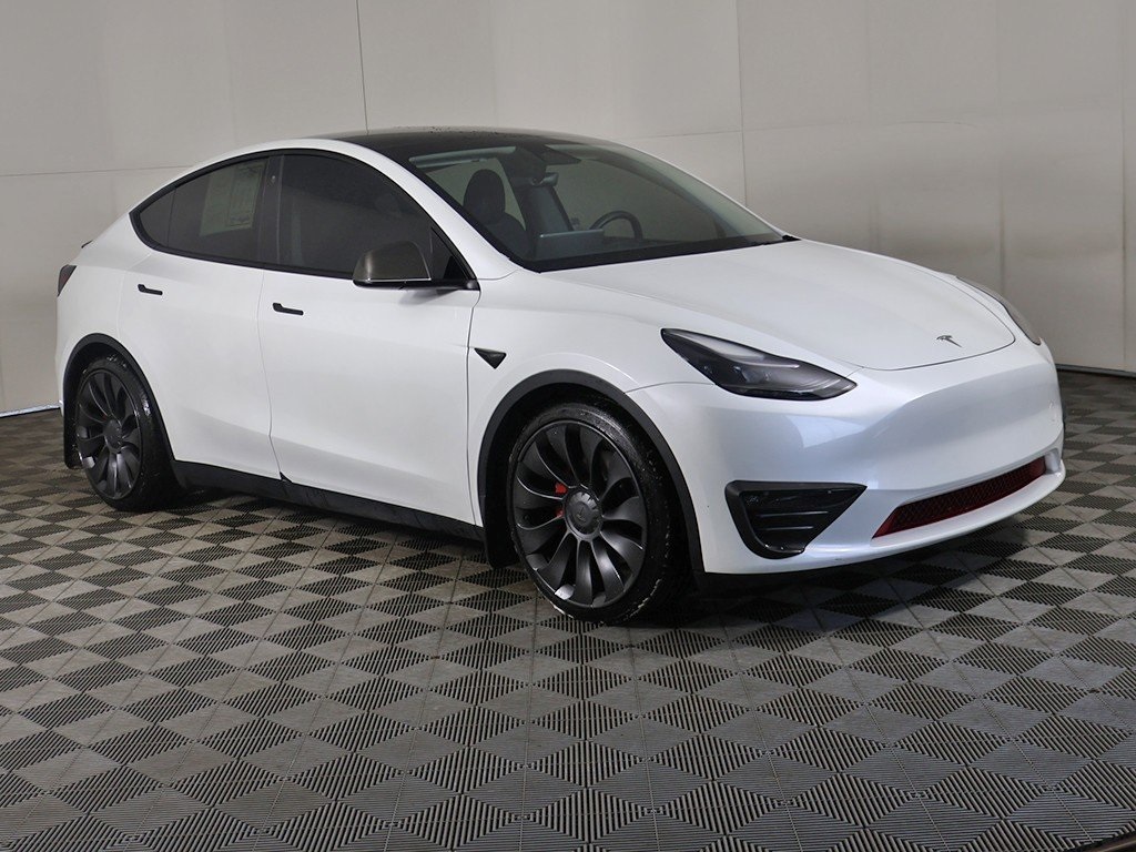 Used 2023 Tesla Model Y Performance with VIN 7SAYGDEF7PF702463 for sale in Akron, OH