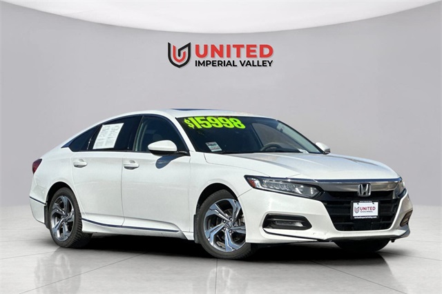 Used 2018 Honda Accord EX with VIN 1HGCV1F44JA017119 for sale in Imperial, CA