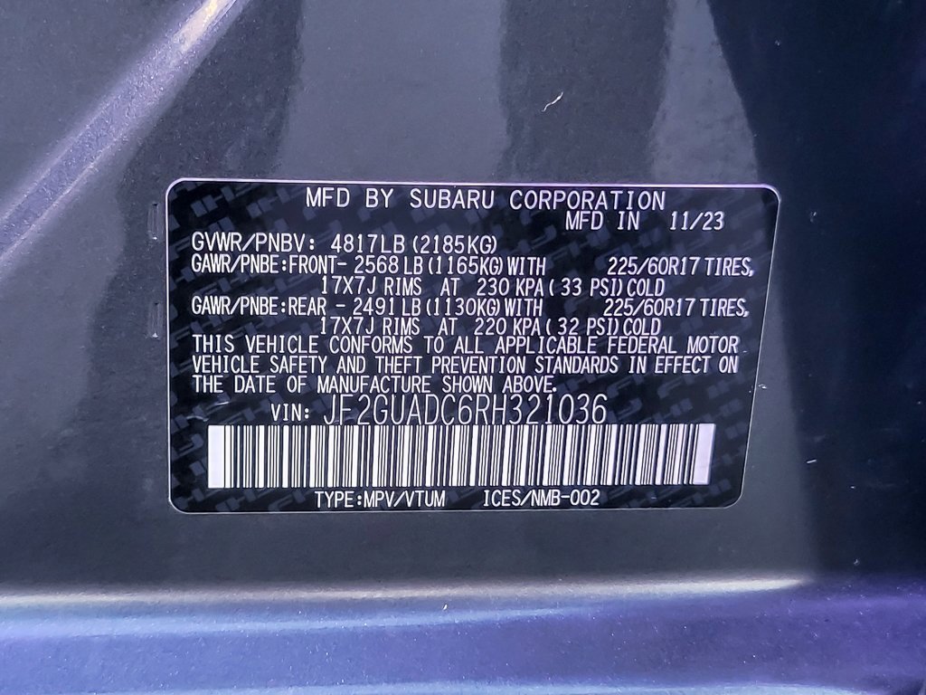 2024 SUBARU CROSSTREK - Image 20