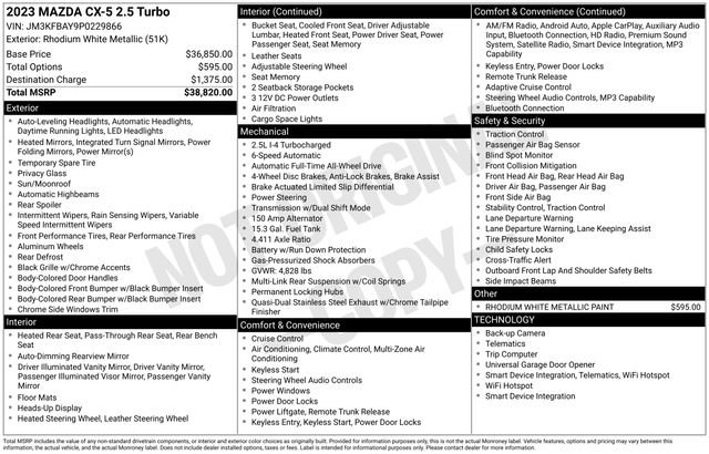 2023 Mazda CX-5 TURBO's photo