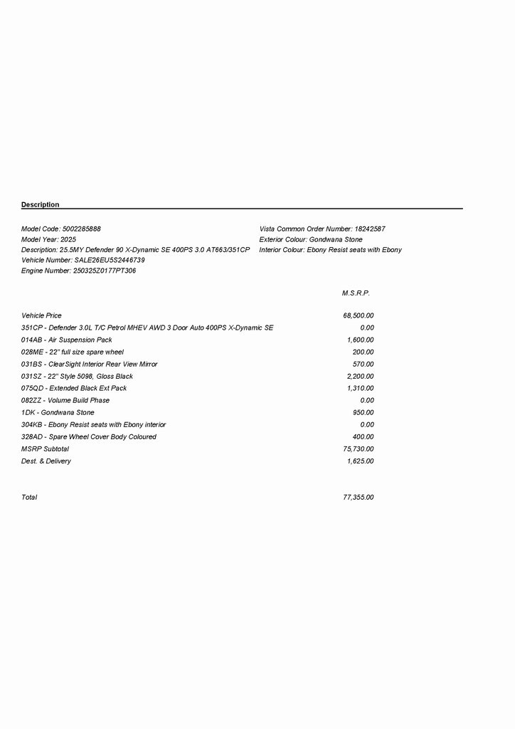 2025 LAND ROVER DEFENDER - Image 4