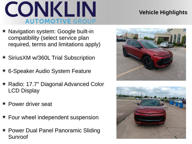 Used 2025 Chevrolet Equinox EV RS with VIN 3GN7DSRP9SS112295 for sale in Hutchinson, KS
