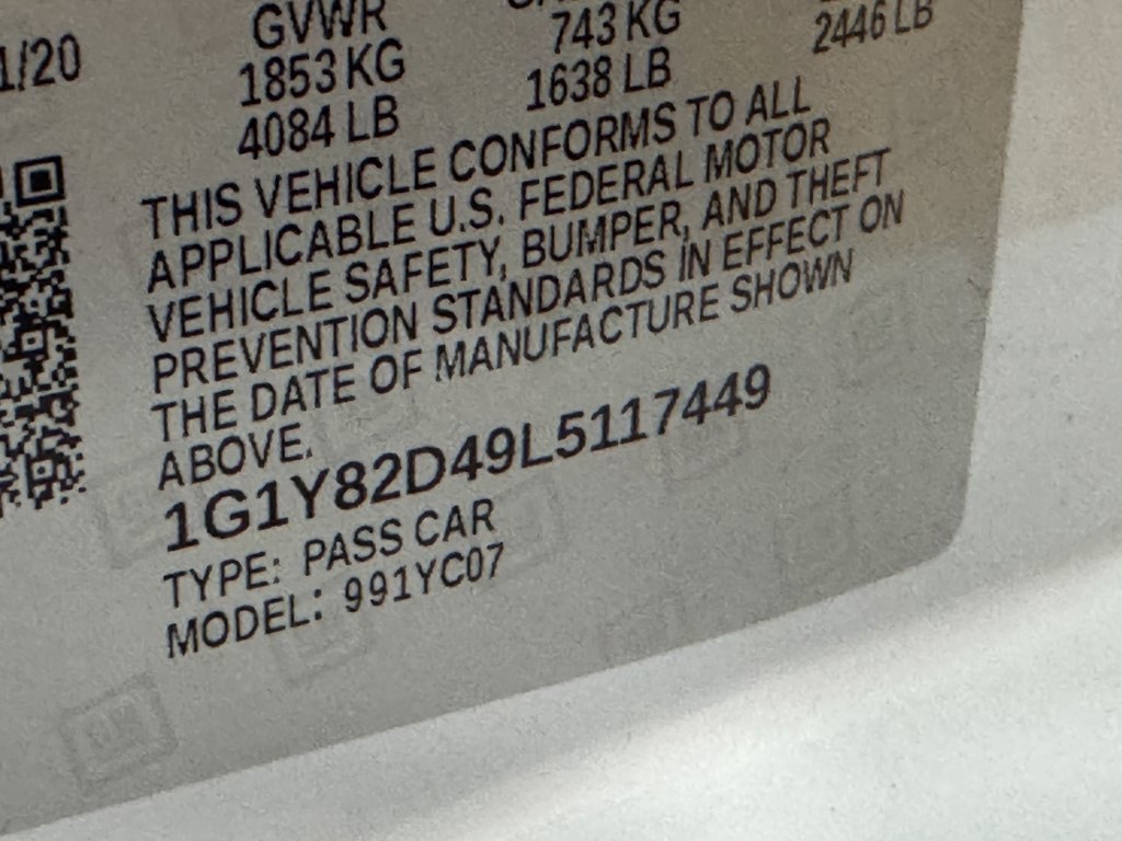 2020 Chevrolet Corvette Stingray 3LT photo 42