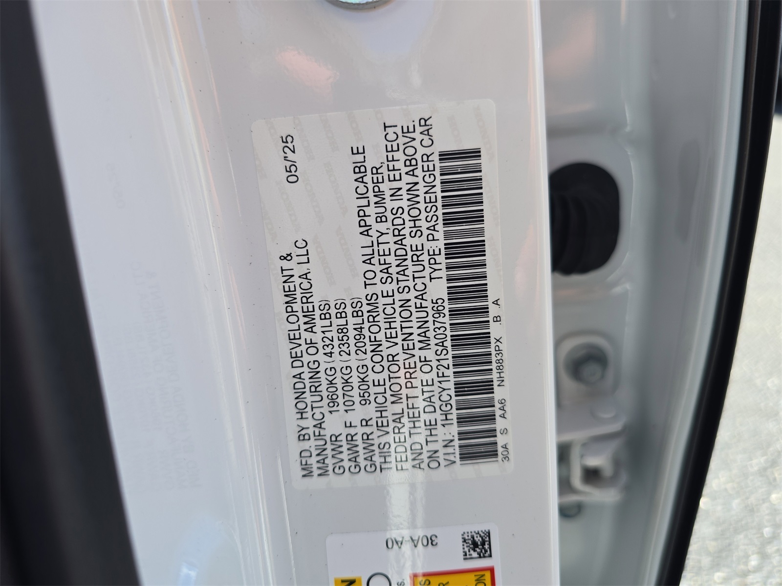 2025 Honda Accord LX photo 27