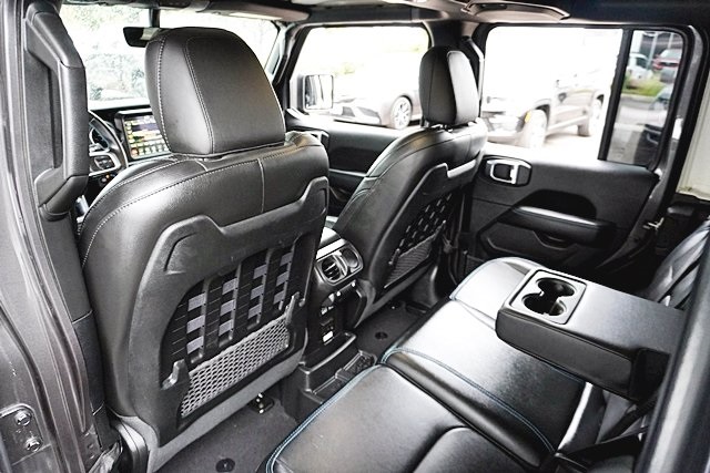 Used 2021 Gray Jeep Unlimited Rubicon 4xe image 17