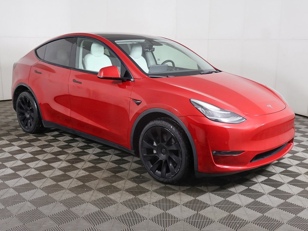 Used 2022 Tesla Model Y Long Range with VIN 7SAYGDEE6NF437474 for sale in Northfield, Minnesota