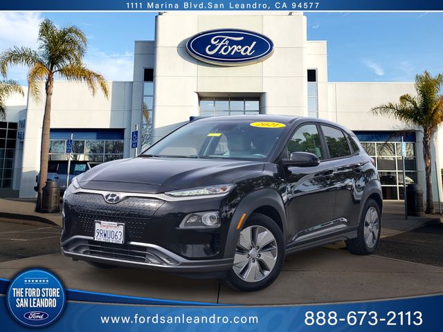 Used 2021 Hyundai Kona EV Limited with VIN KM8K33AG1MU110756 for sale in San Leandro, CA