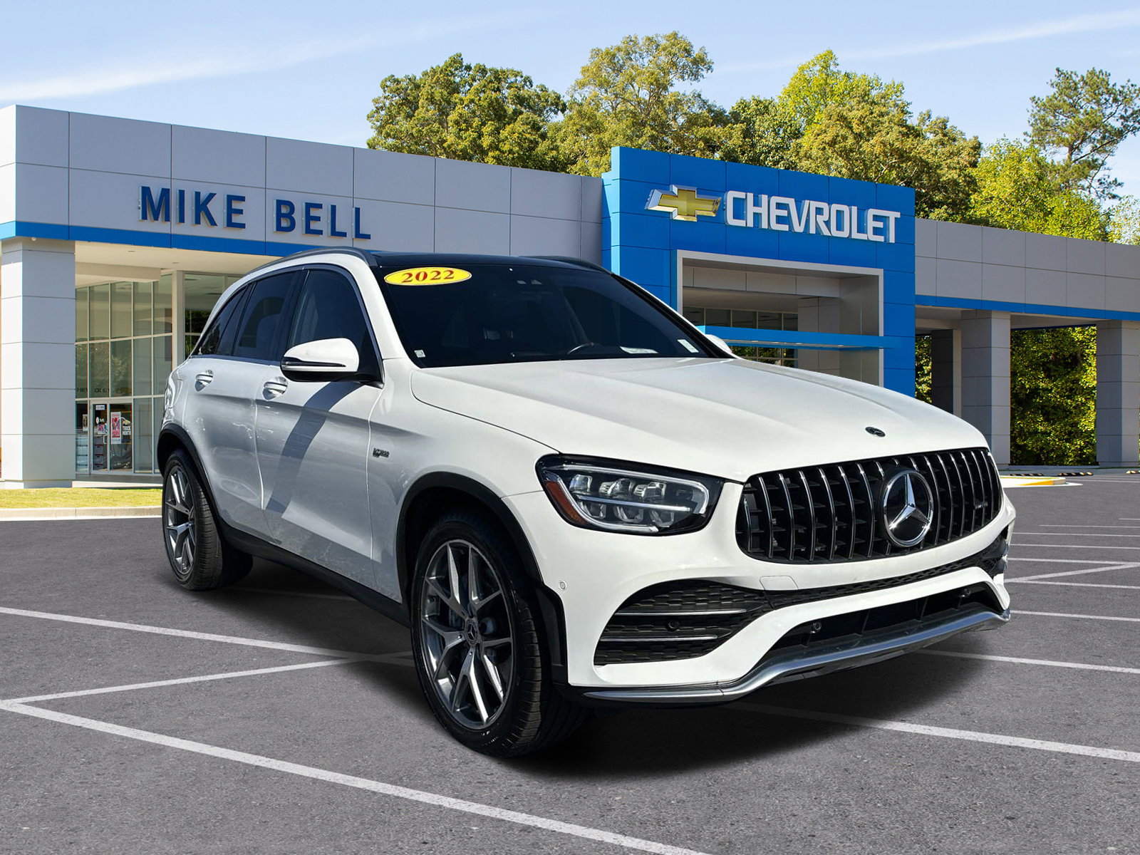 Used 2022 White Mercedes-Benz GLC 43 AMG® image 1