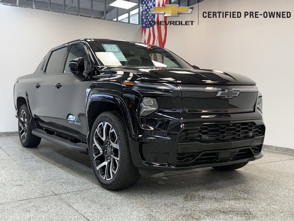 Certified 2024 Chevrolet Silverado EV RST with VIN 1GC40ZEL6RU302018 for sale in Merrillville, IN