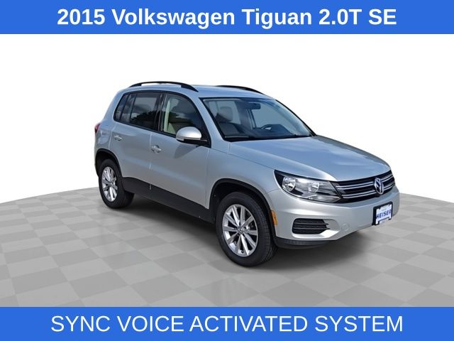 Used 2015 Volkswagen Tiguan SE with VIN WVGAV7AX0FW509890 for sale in Glendale, WI