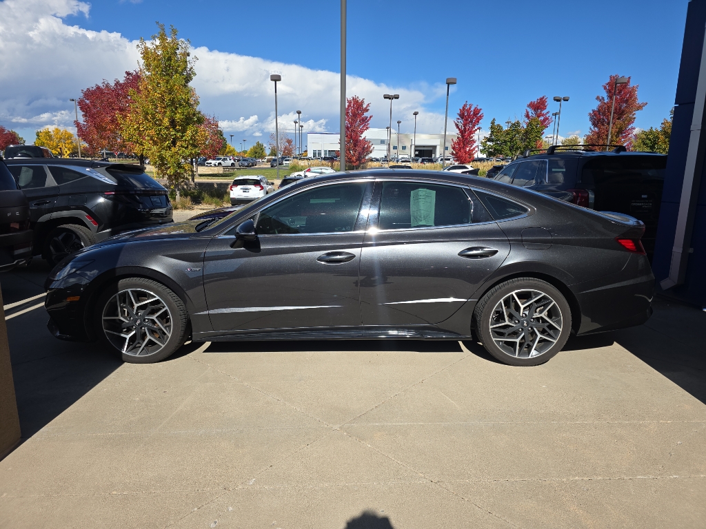 Used 2021 Hyundai Sonata N Line with VIN 5NPEK4JC1MH112718 for sale in Kansas City