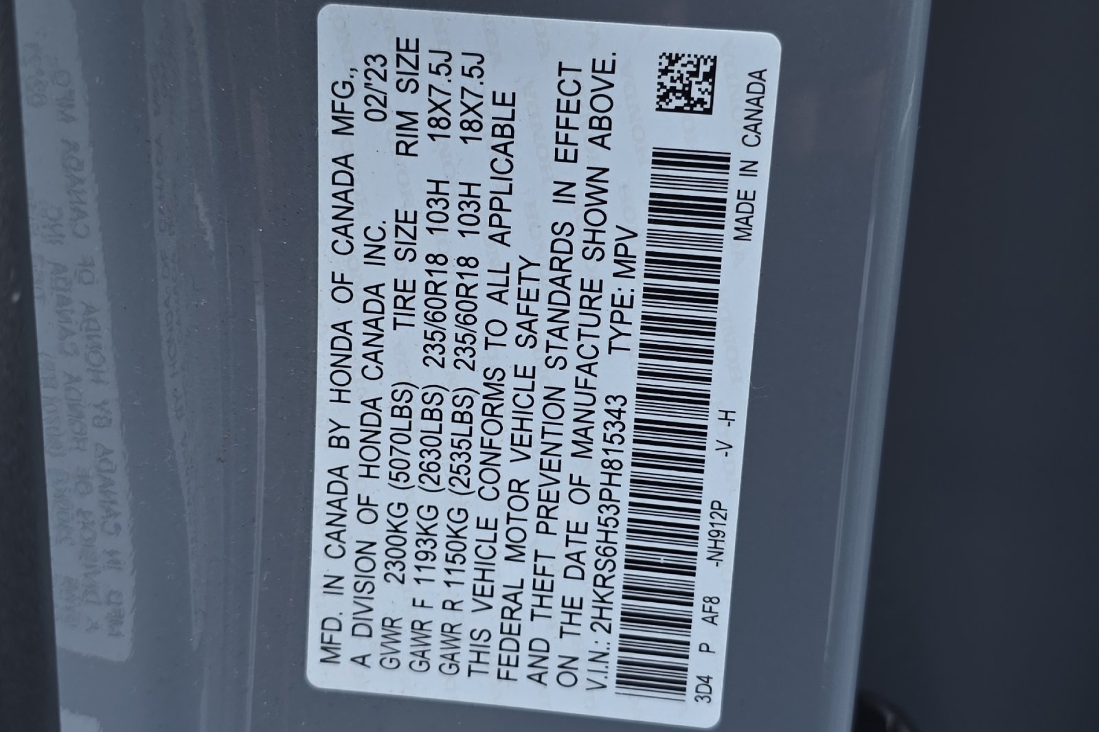 2023 Honda CR-V Hybrid Sport photo 26