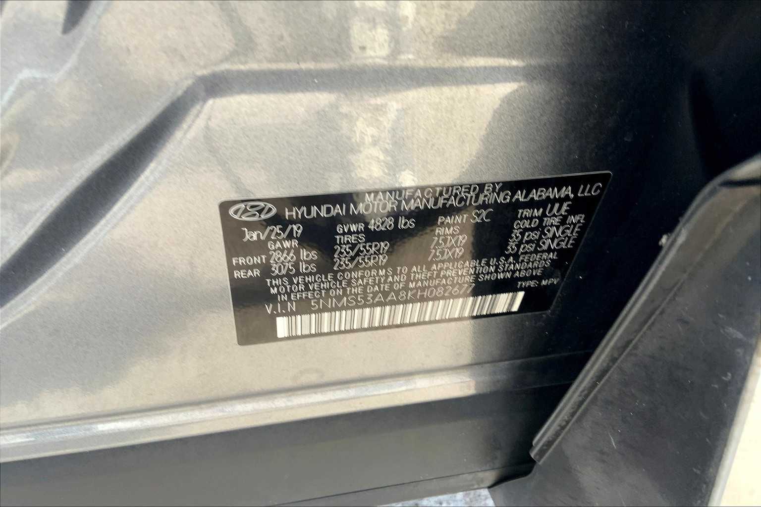 2019 Hyundai Santa Fe Limited photo 31