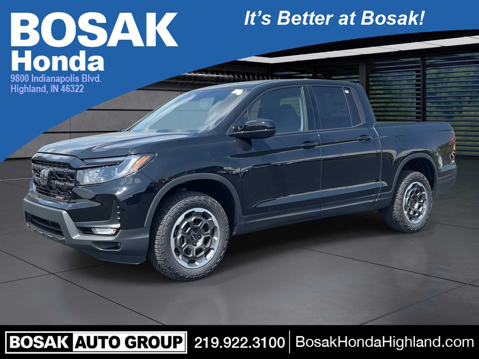 2025 Honda Ridgeline Sport+ AWD Crew Cab Pickup Bosak Honda Highland