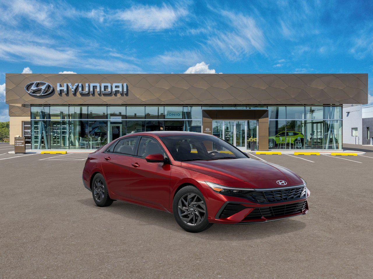 2025 Hyundai Elantra Hybrid Blue photo 2