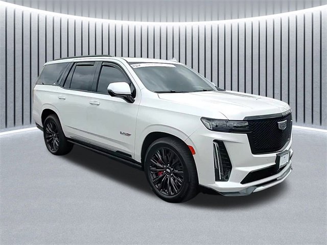 Used 2024 Crystal White Tricoat Cadillac V-Series image 1