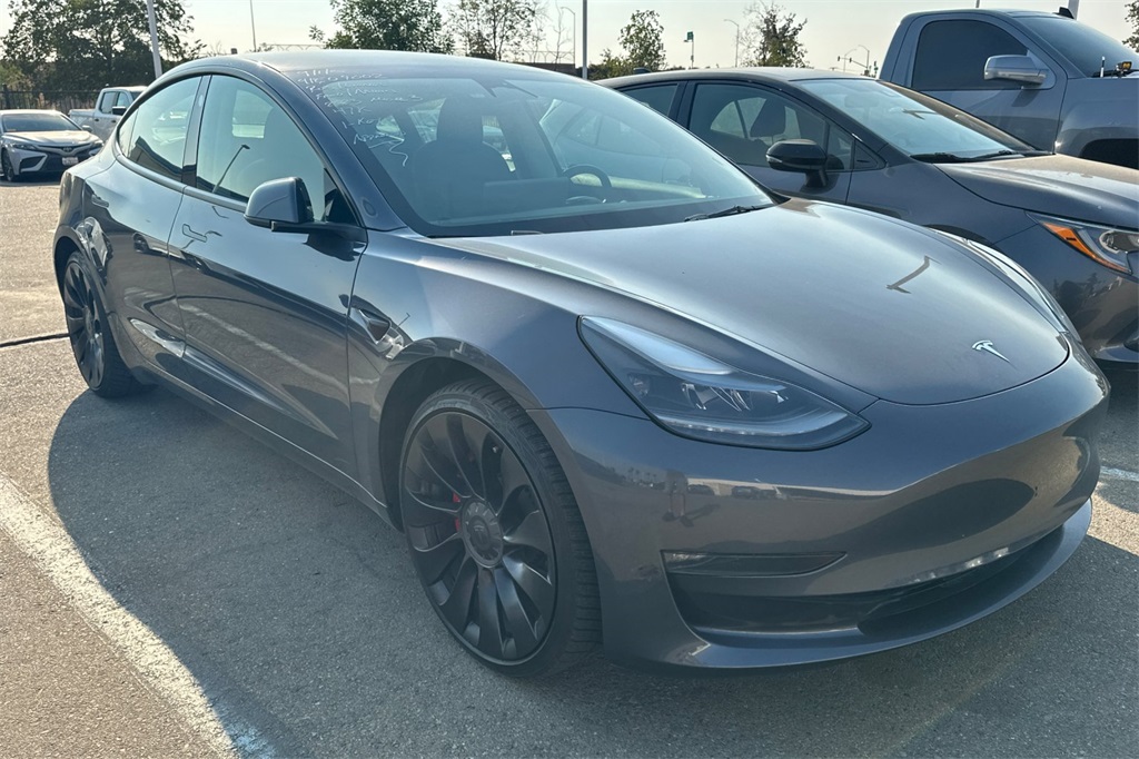 Used 2023 Tesla Model 3 Performance with VIN 5YJ3E1EC3PF394208 for sale in Hanford, CA