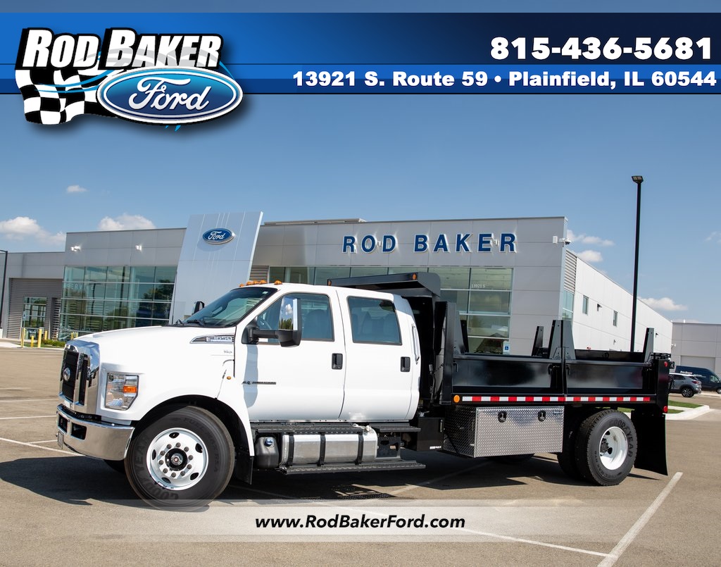 New 2025 Ford F-650-750 F-650 SD Diesel Straight Frame Crew Cab in 