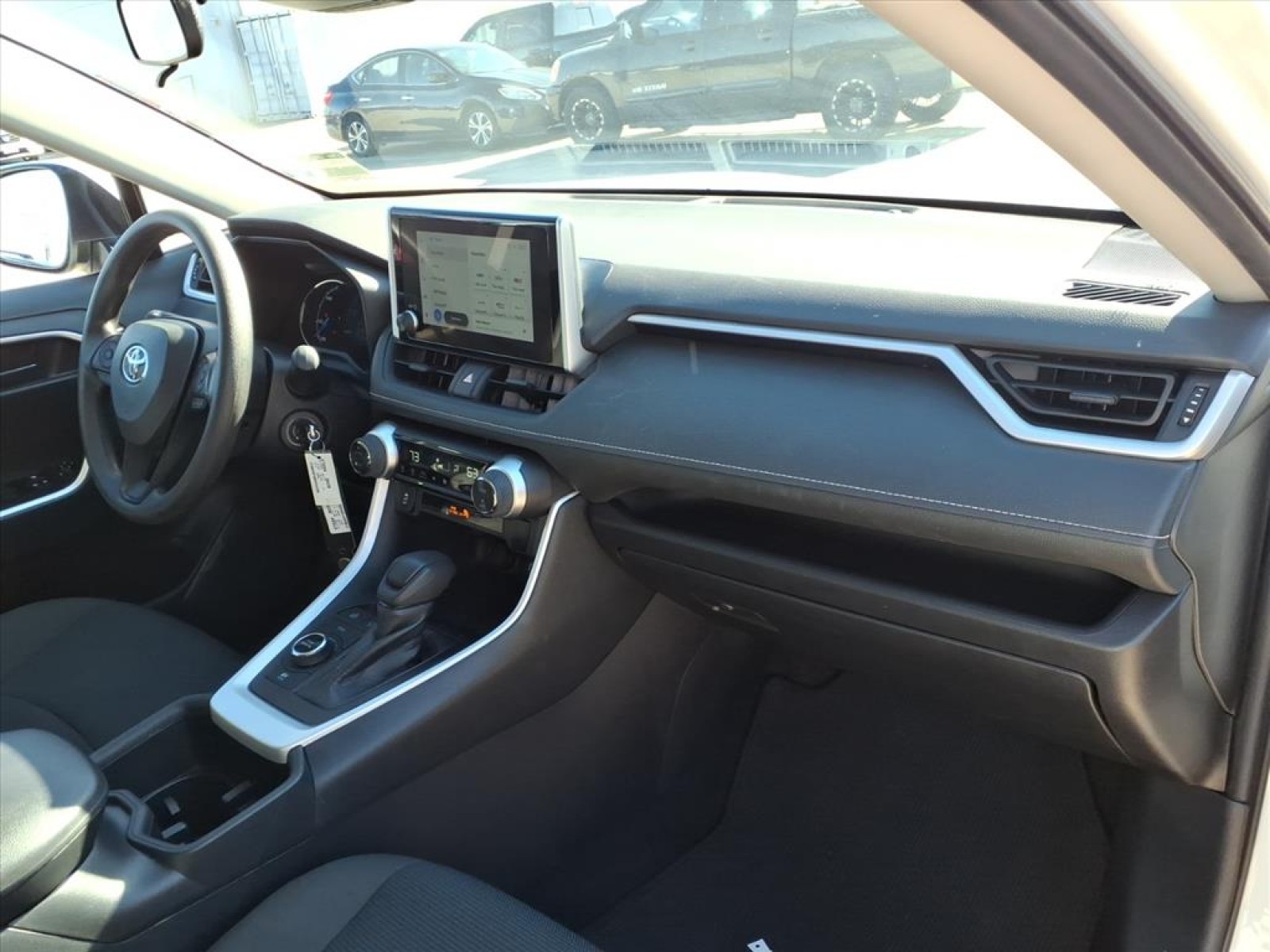 2024 Toyota RAV4 Hybrid LE White at Robbins Nissan