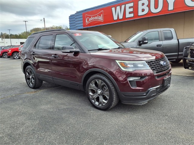 Used 2018 Ford Explorer Sport with VIN 1FM5K8GT3JGA23128 for sale in Indiana, PA