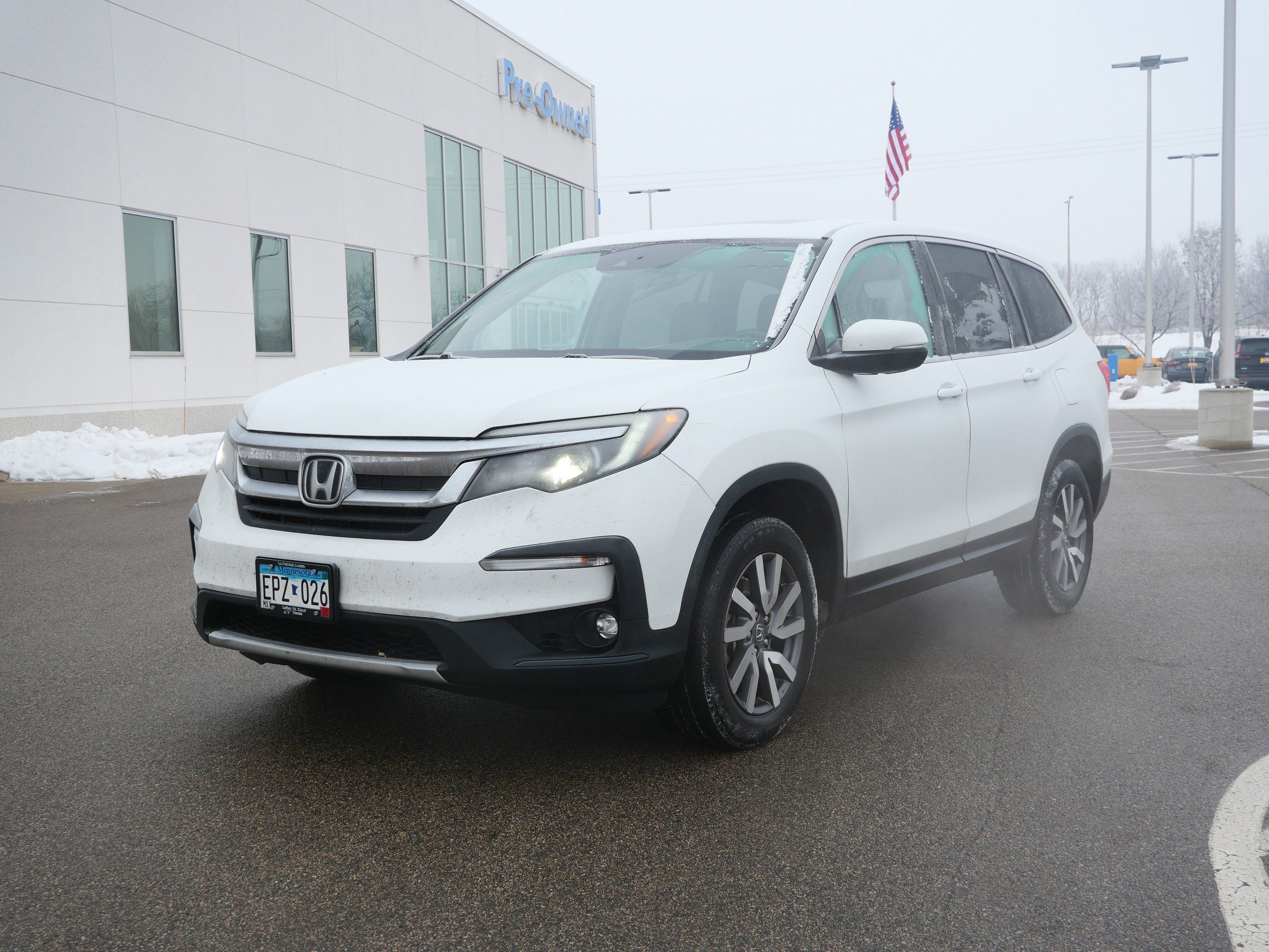 Used 2020 Honda Pilot EX-L with VIN 5FNYF6H59LB026574 for sale in Waite Park, Minnesota