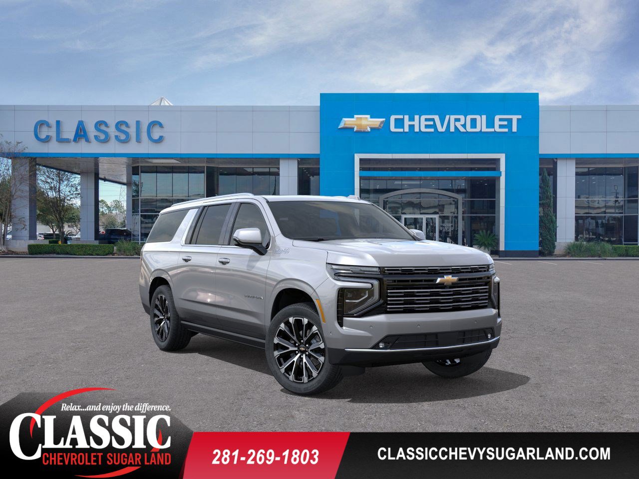2025 Chevrolet Suburban High Country Gray at Classic Elite Chevrolet Sugar Land