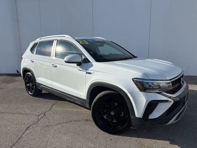 Certified 2023 Volkswagen Taos SE with VIN 3VVNX7B26PM321185 for sale in Kansas City
