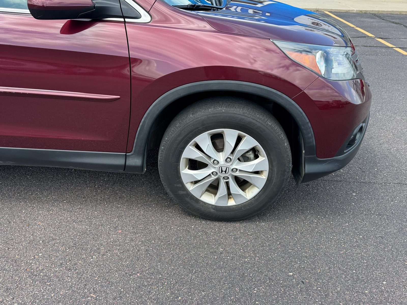 Used 2014 Honda CR-V EX-L with VIN 5J6RM4H79EL004245 for sale in Luverne, Minnesota
