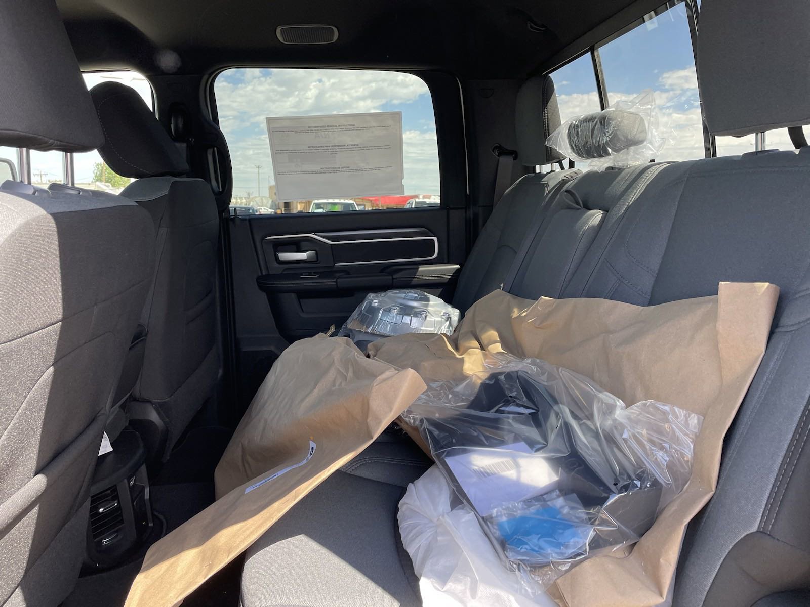 New 2024 Bright White Clearcoat Ram SLT image 17