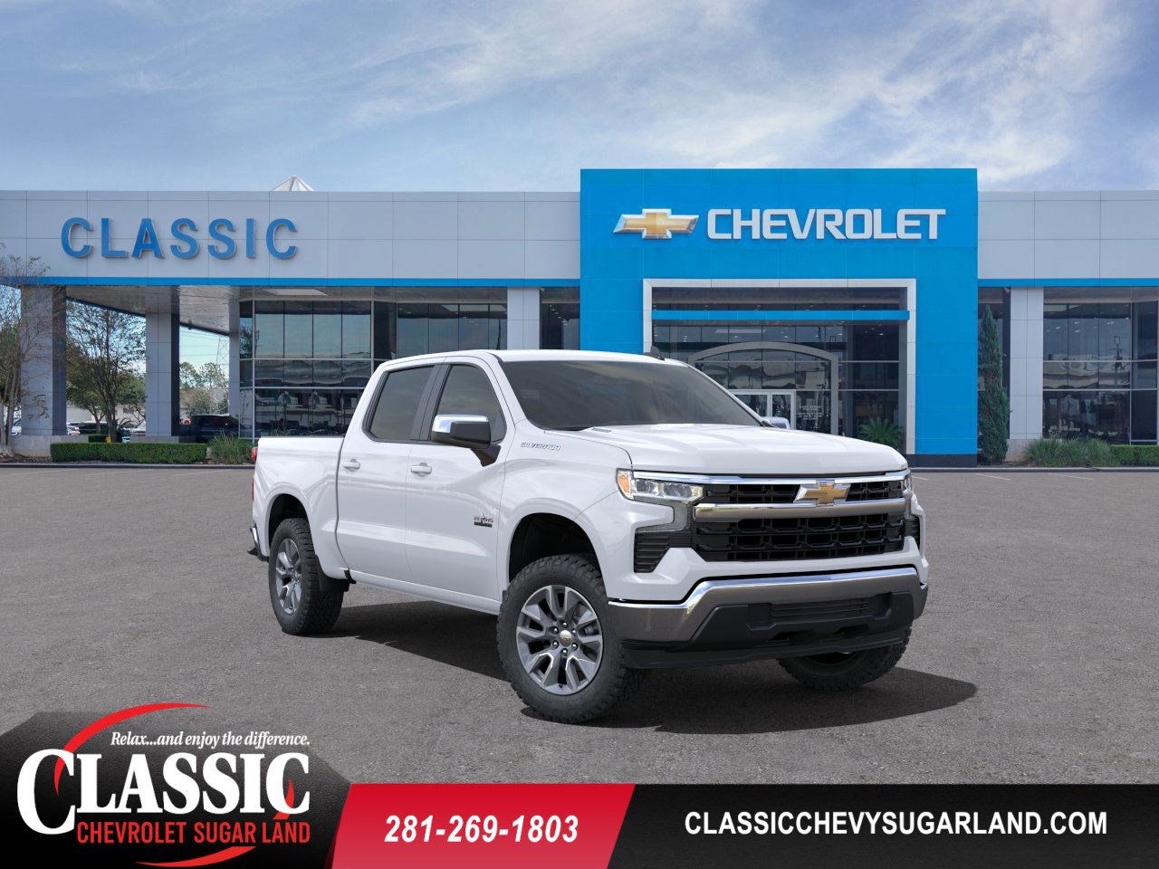 2025 Chevrolet Silverado 1500 LT White at Classic Elite Chevrolet Hwy 6