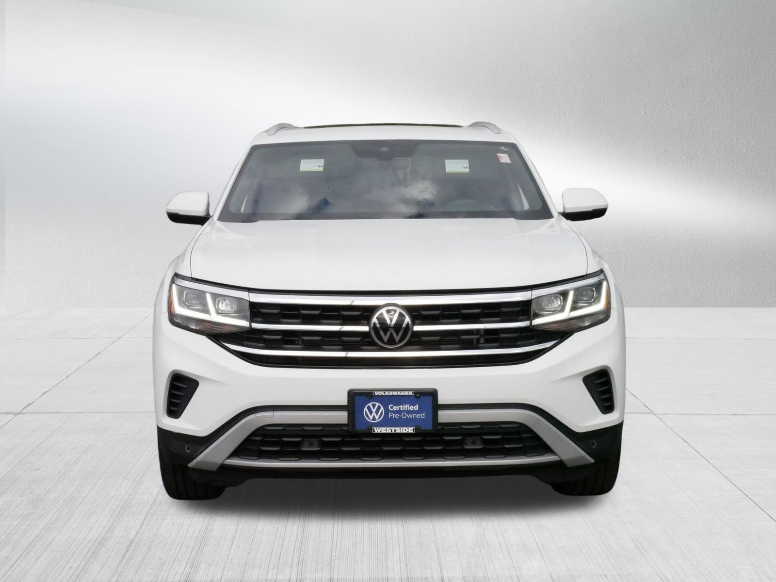 Certified 2020 Volkswagen Atlas Cross Sport SEL with VIN 1V2ME2CA9LC218068 for sale in Saint Louis Park, Minnesota