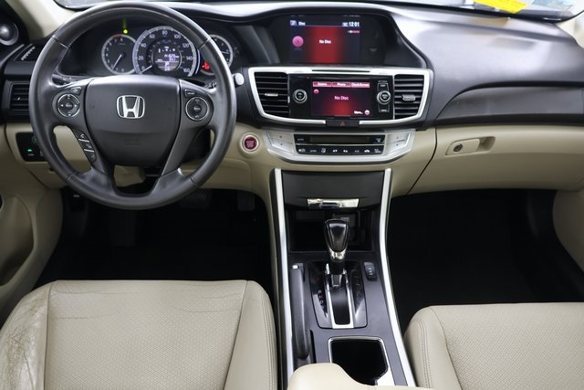 Used 2014 Honda Accord EX-L with VIN 1HGCR2F85EA024163 for sale in Johnston, RI