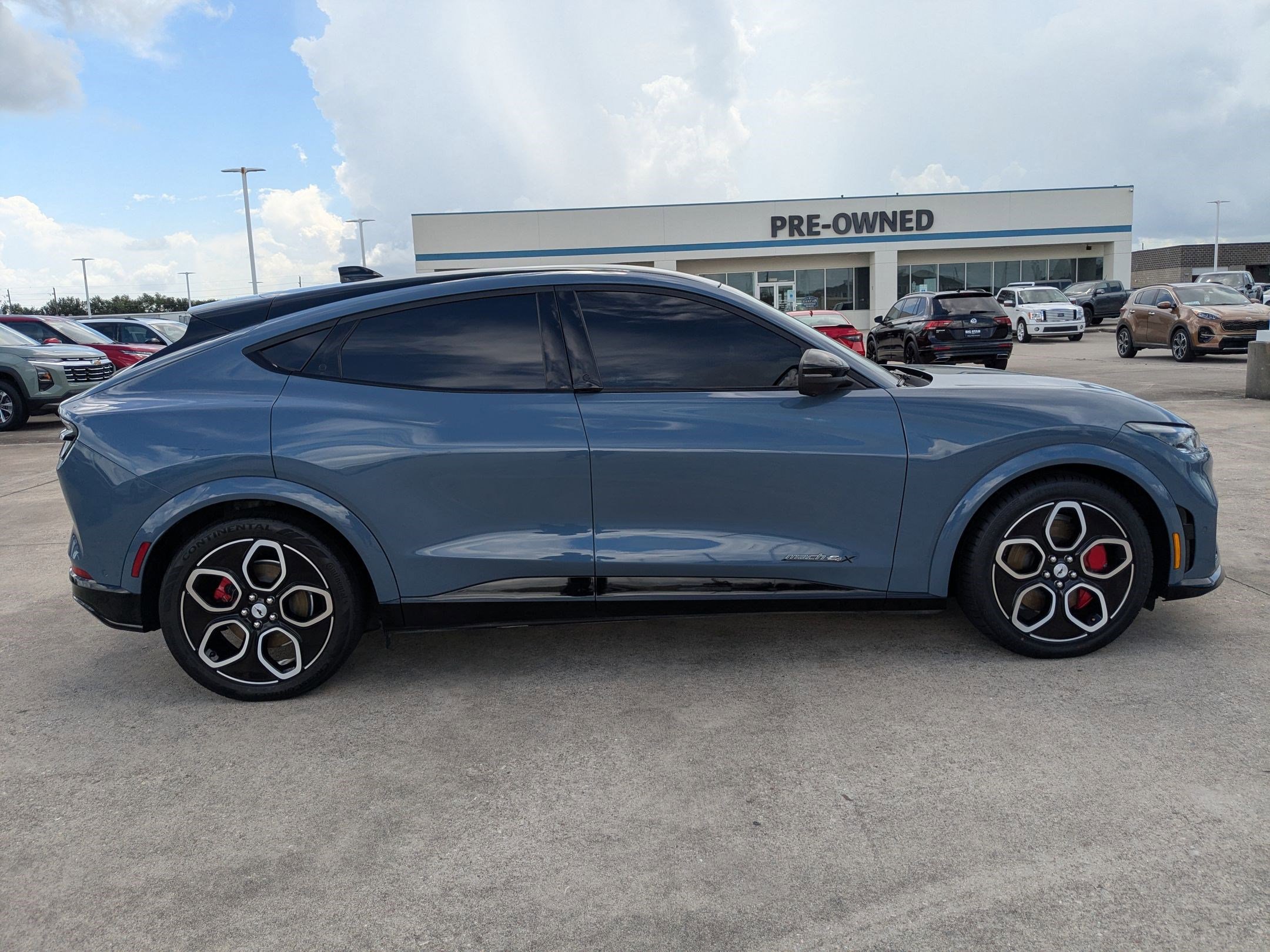 Used 2023 Ford Mustang Mach-E GT AWD with VIN 3FMTK4SE4PMA65203 for sale in Manvel, TX