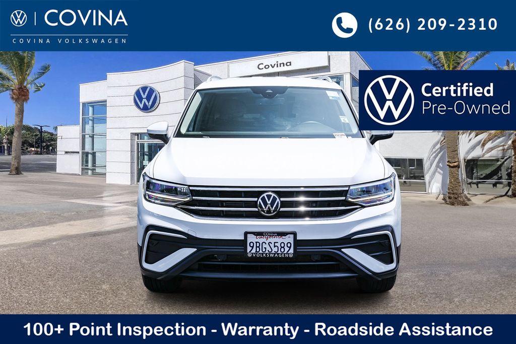Certified 2022 Volkswagen Tiguan SE with VIN 3VV3B7AX7NM100310 for sale in Covina, CA