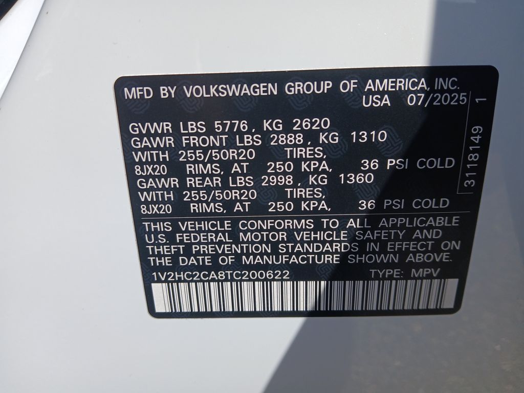 2026 Volkswagen Atlas Cross Sport SE Technology photo 26
