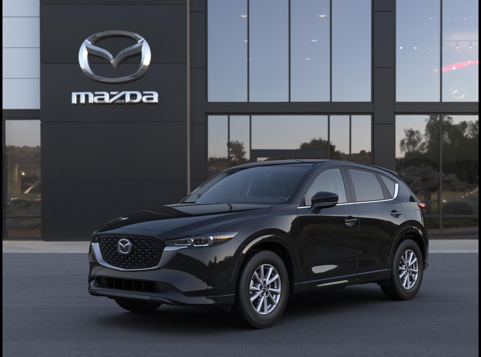 New 2025 Jet Black Mica Mazda 2.5 S Preferred AWD image 1