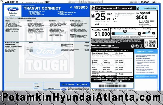 2020 Ford Transit Connect XL