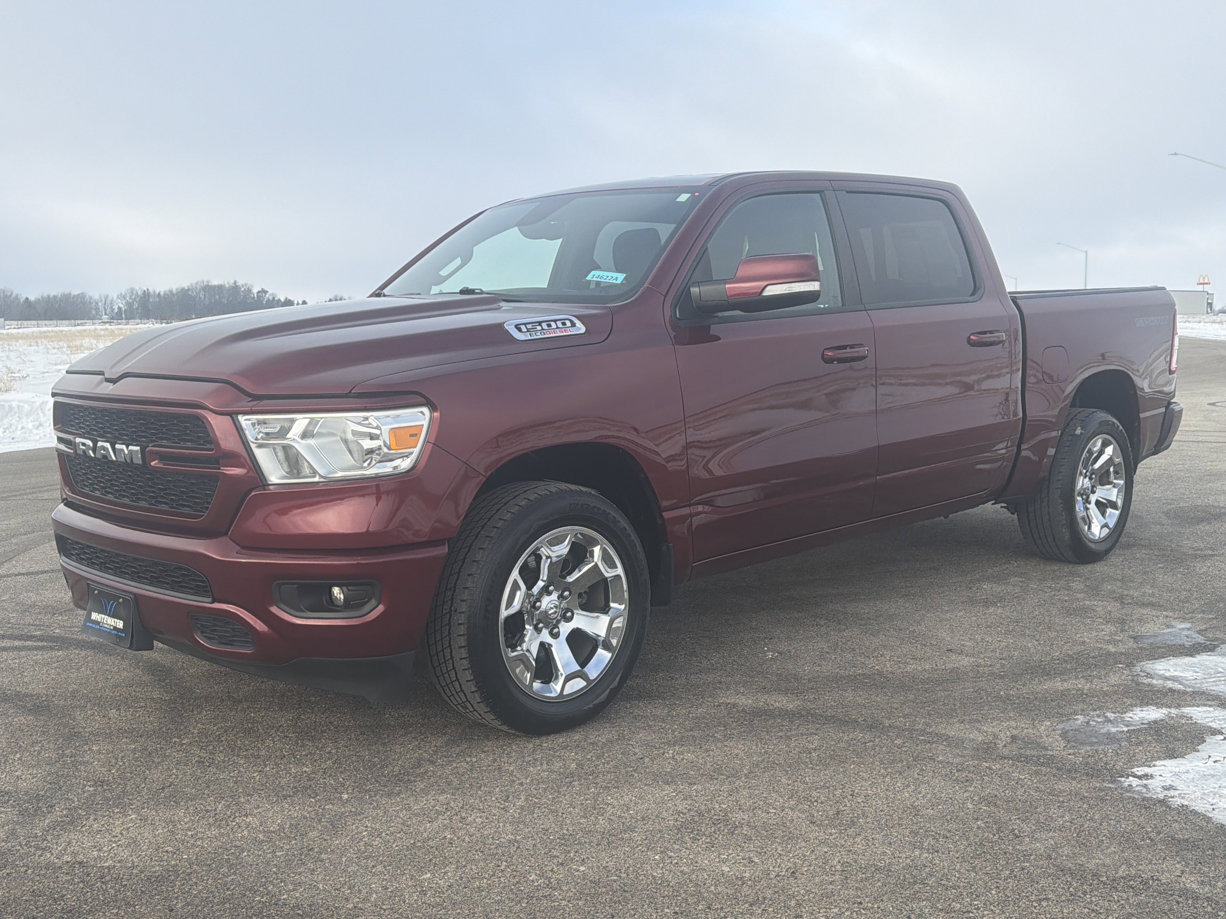Used 2022 RAM Ram 1500 Pickup Big Horn/Lone Star with VIN 1C6SRFFMXNN387184 for sale in Saint Charles, Minnesota