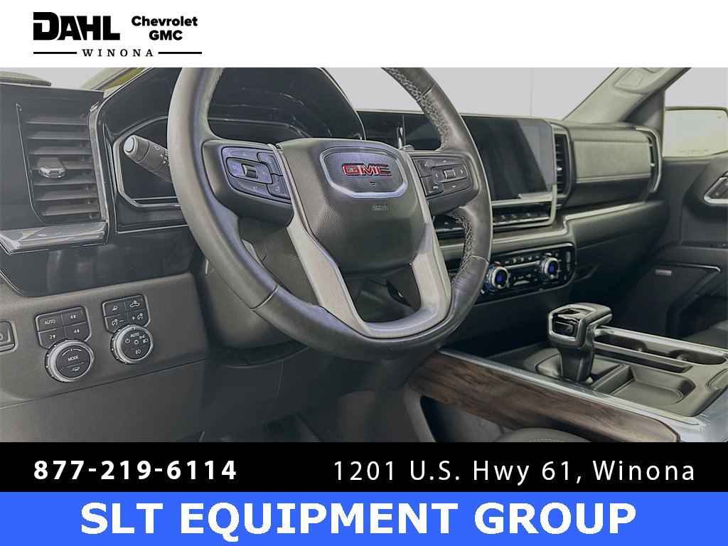 Used 2023 GMC Sierra 1500 SLT with VIN 3GTUUDED1PG293034 for sale in Winona, Minnesota