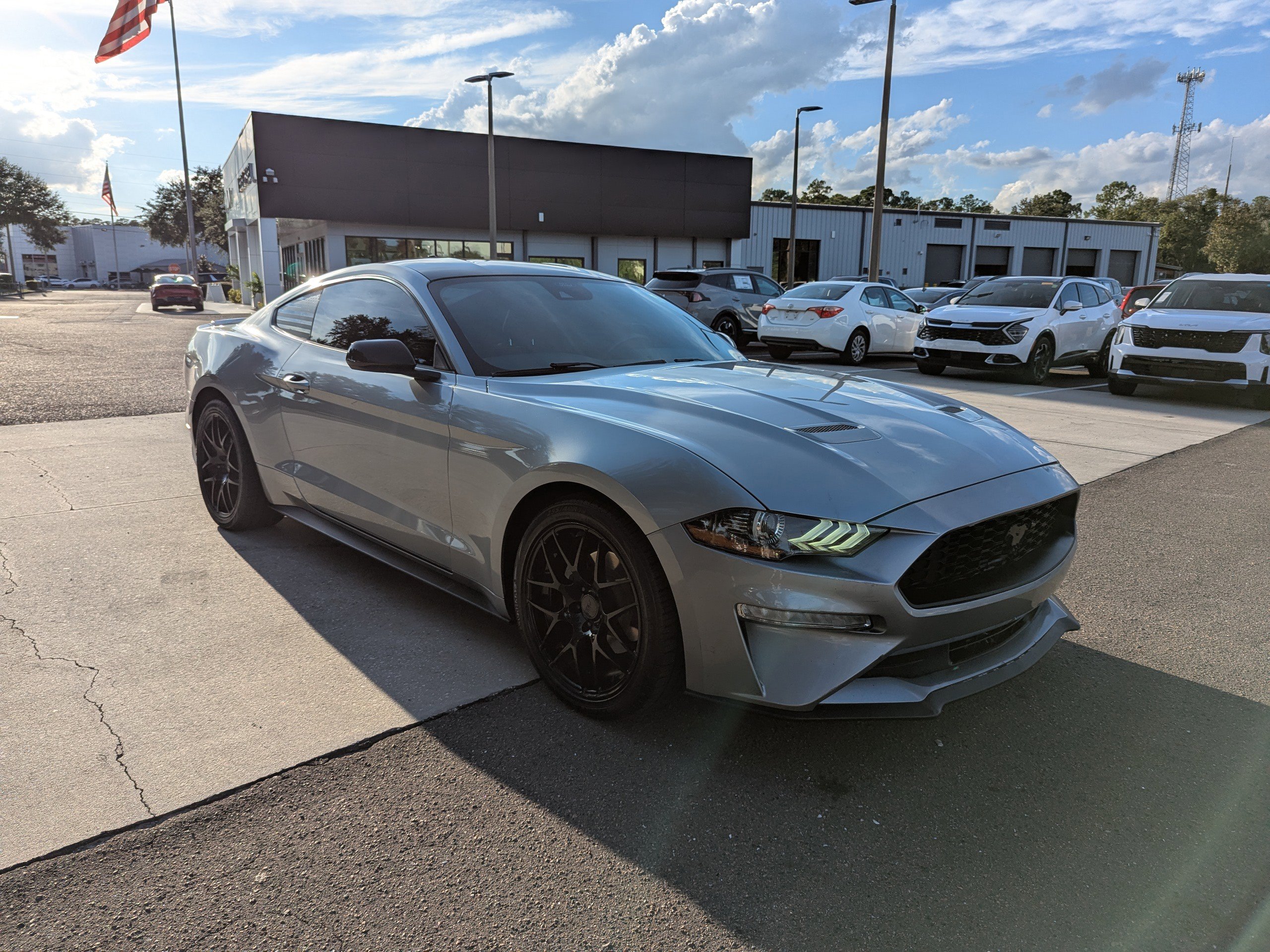 Used 2021 Ford Mustang EcoBoost with VIN 1FA6P8TH9M5146885 for sale in Zephyrhills, FL