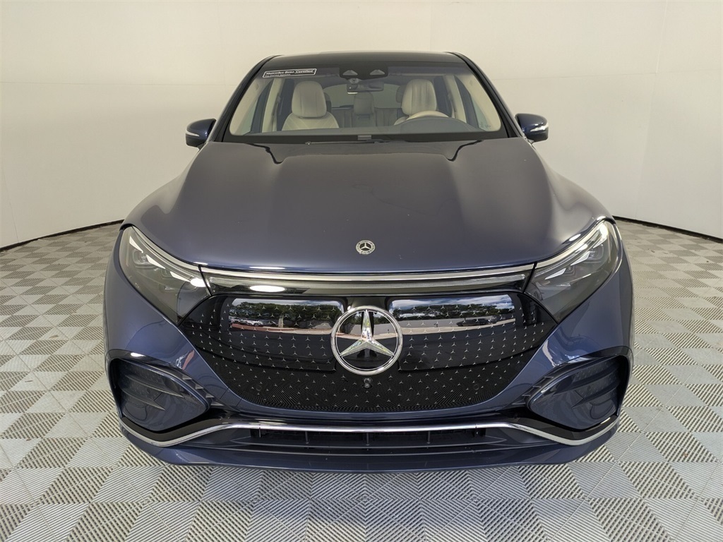 Certified 2023 Mercedes-Benz EQS SUV Base with VIN 4JGDM4EB7PA002142 for sale in West Palm Beach, FL