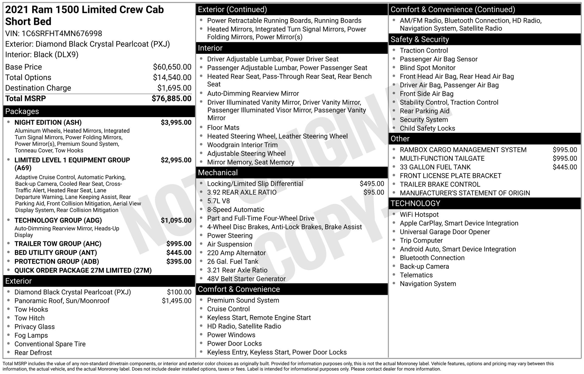 2021 RAM Ram 1500 Pickup Limited's photo