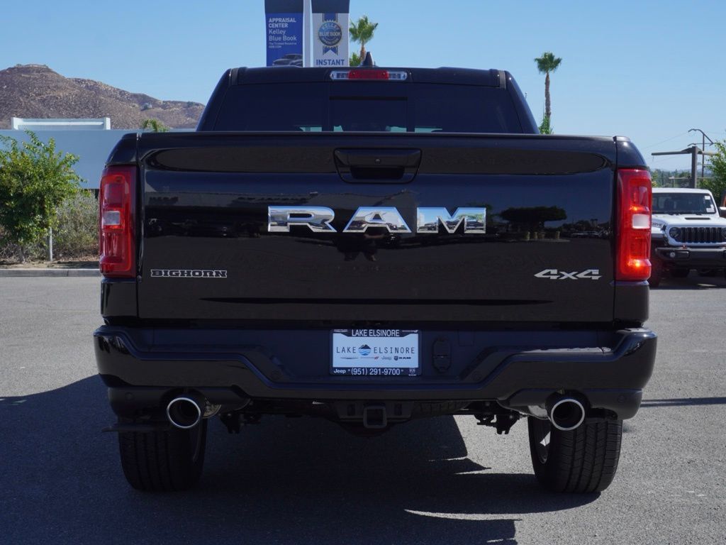 New 2025 Diamond Black Crystal Pearl-Coat Exterior Paint RAM Big Horn Sport Appearance Edition image 4